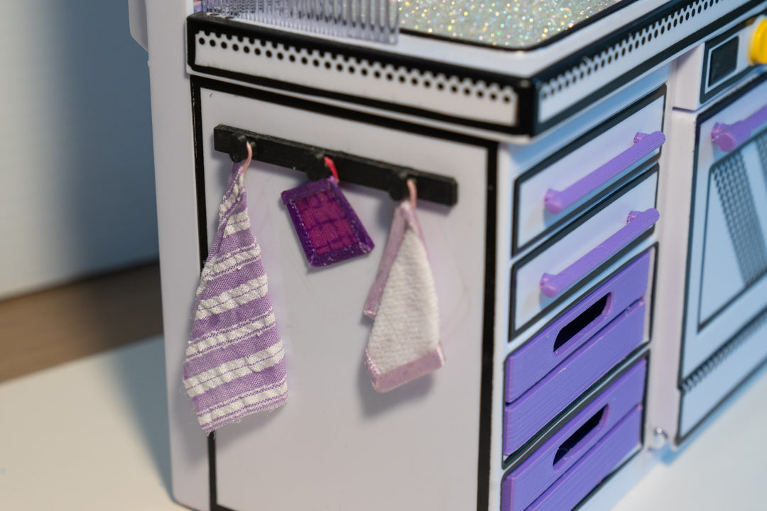 Towels and Rack (4 Pieces)