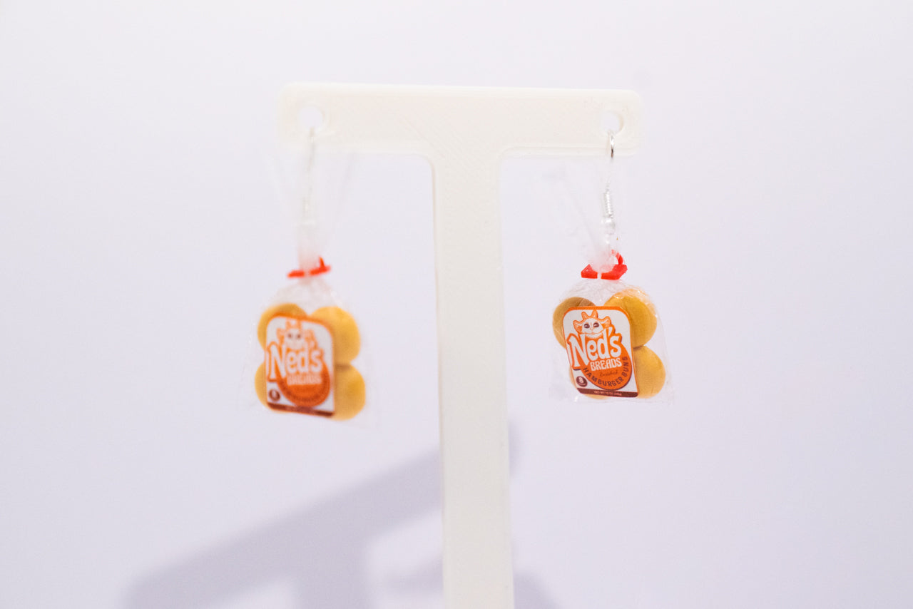 Mini Clikkie Bread Bag Earrings