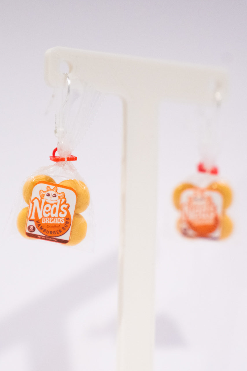 Mini Clikkie Bread Bag Earrings