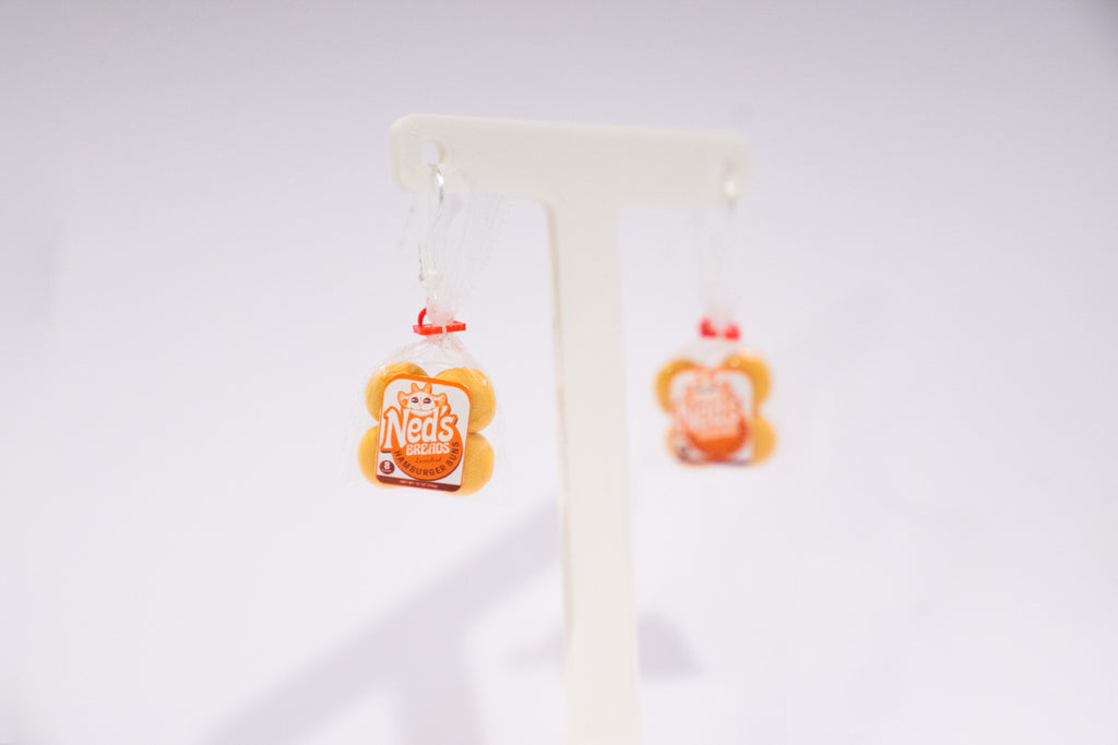 Mini Clikkie Bread Bag Earrings